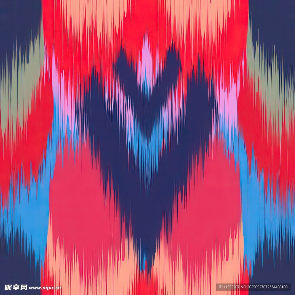 多彩几何图案织物纹理