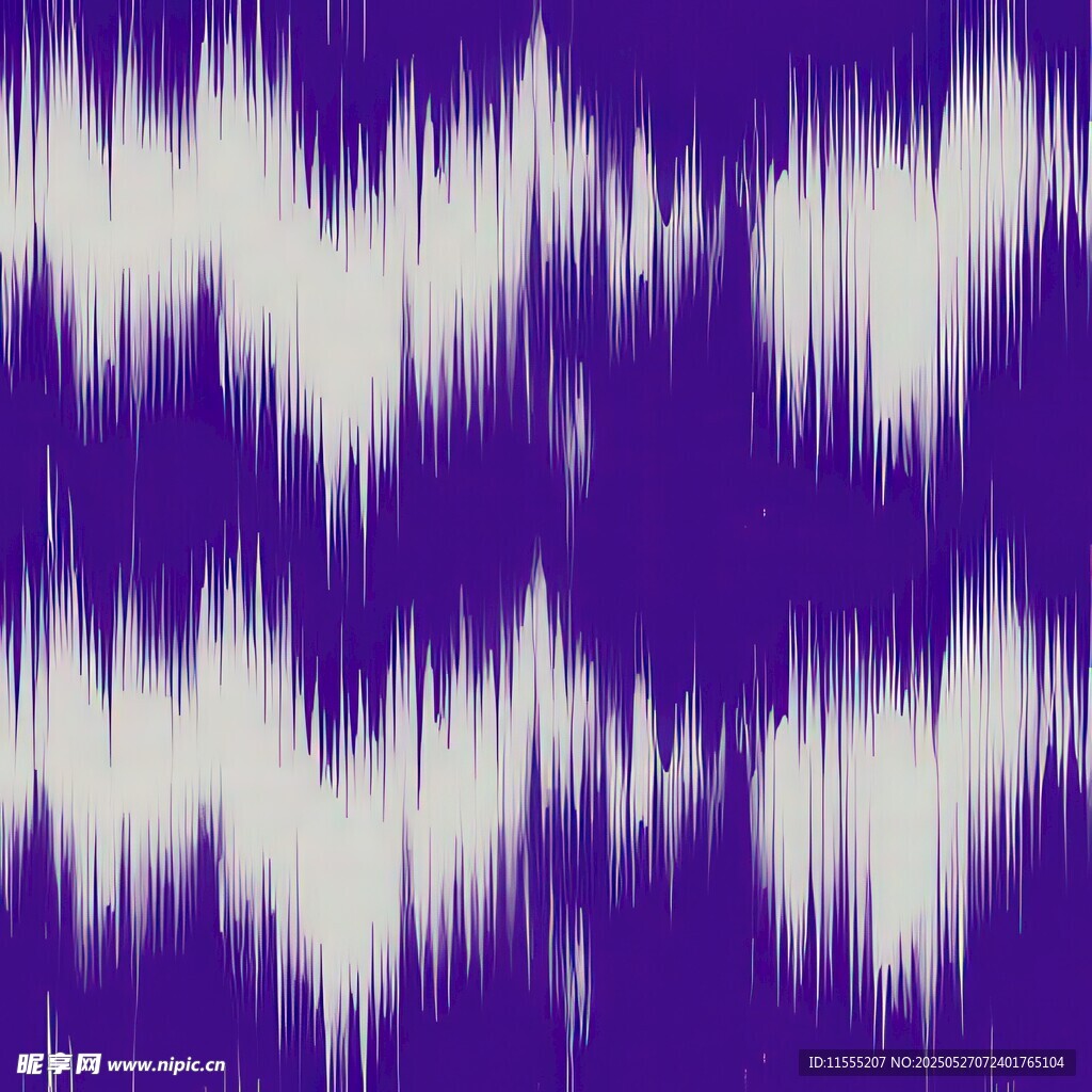 紫白相间波浪纹图案