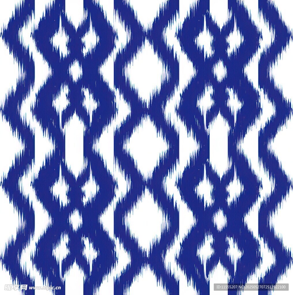 蓝白几何图案纹理