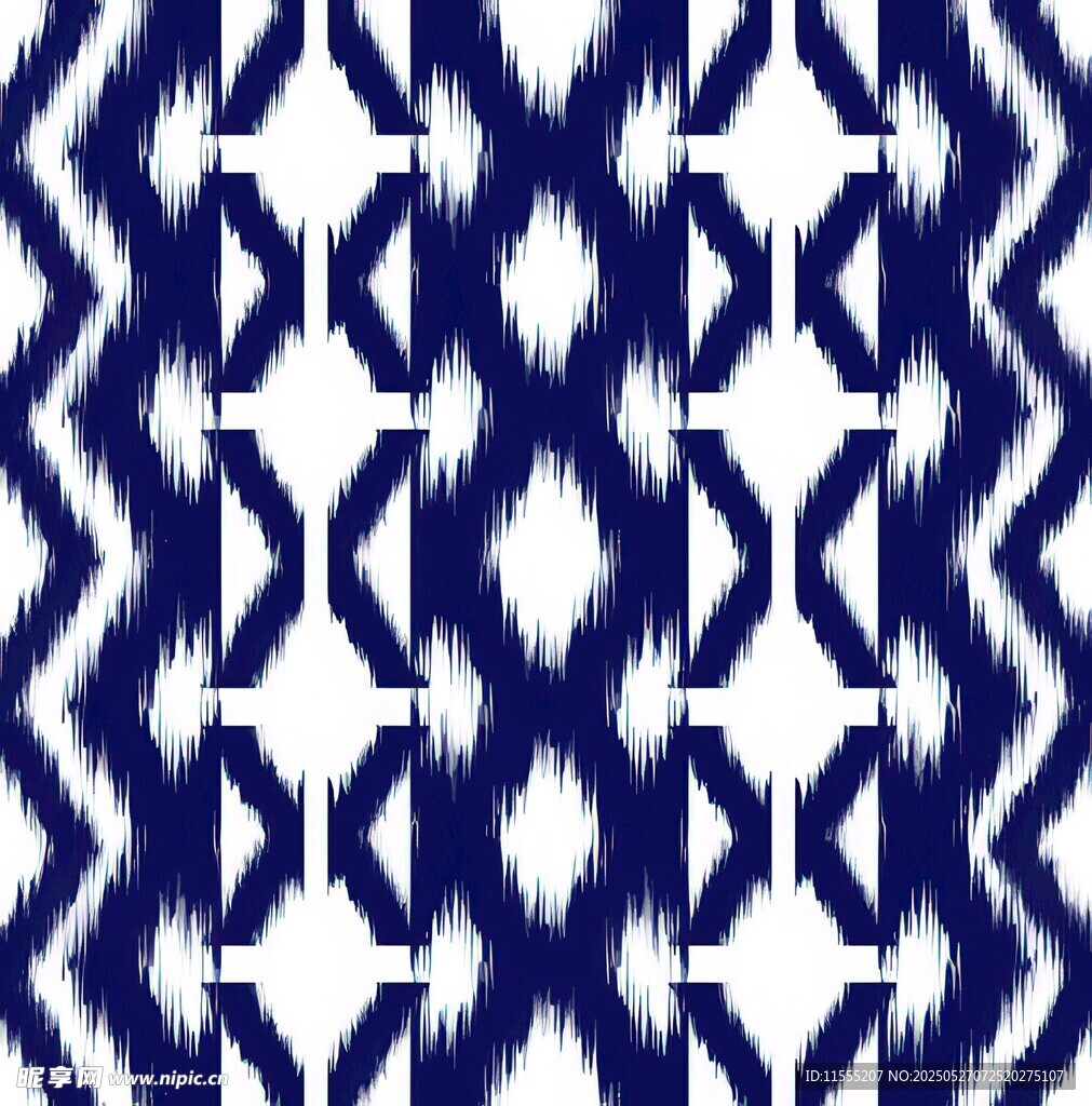 蓝白几何图案纹理