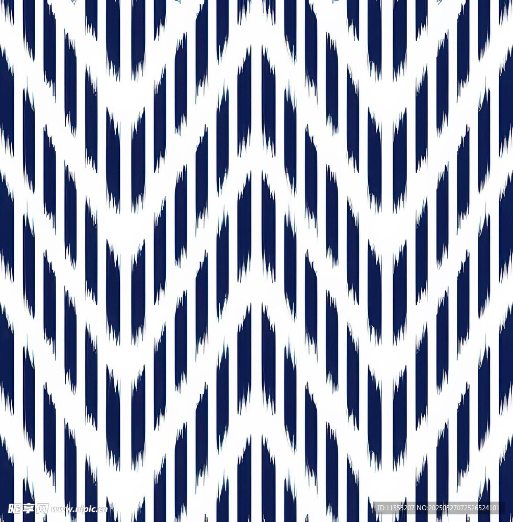 蓝白锯齿纹几何图案背景