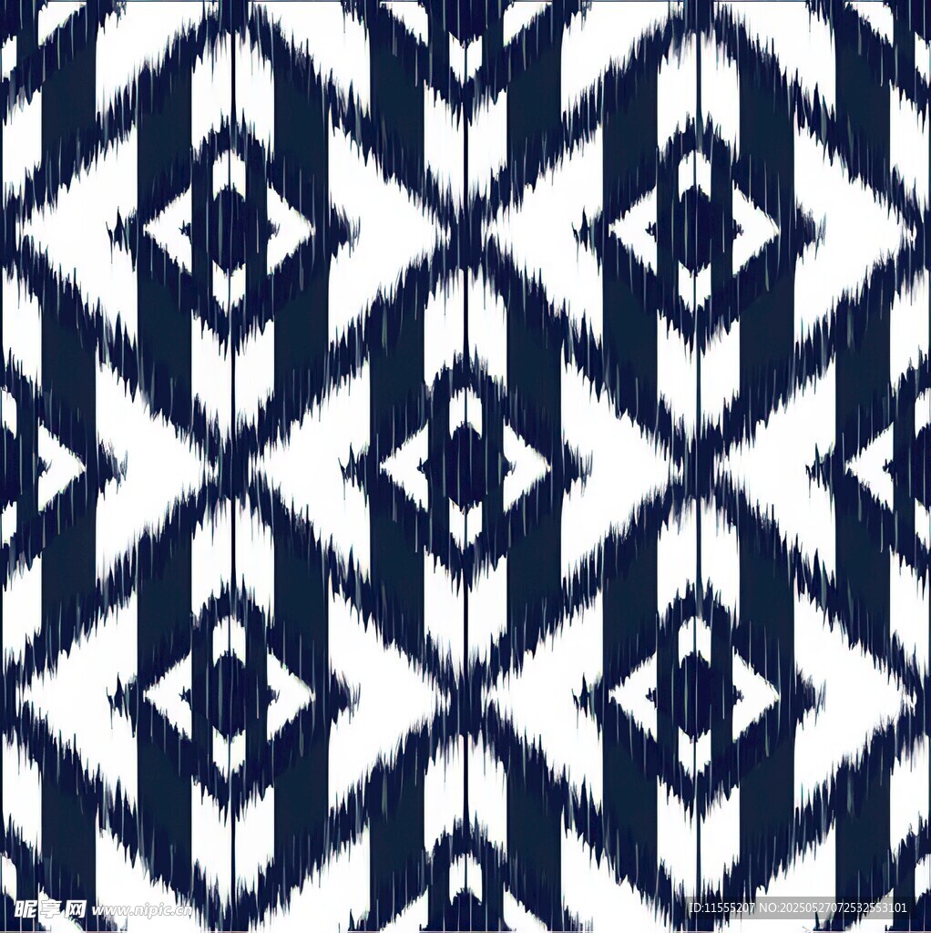 蓝白几何图案纹理