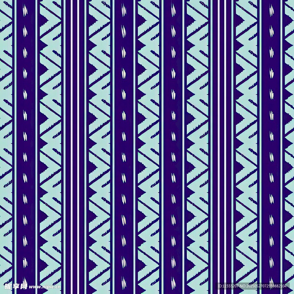 蓝紫色几何条纹图案