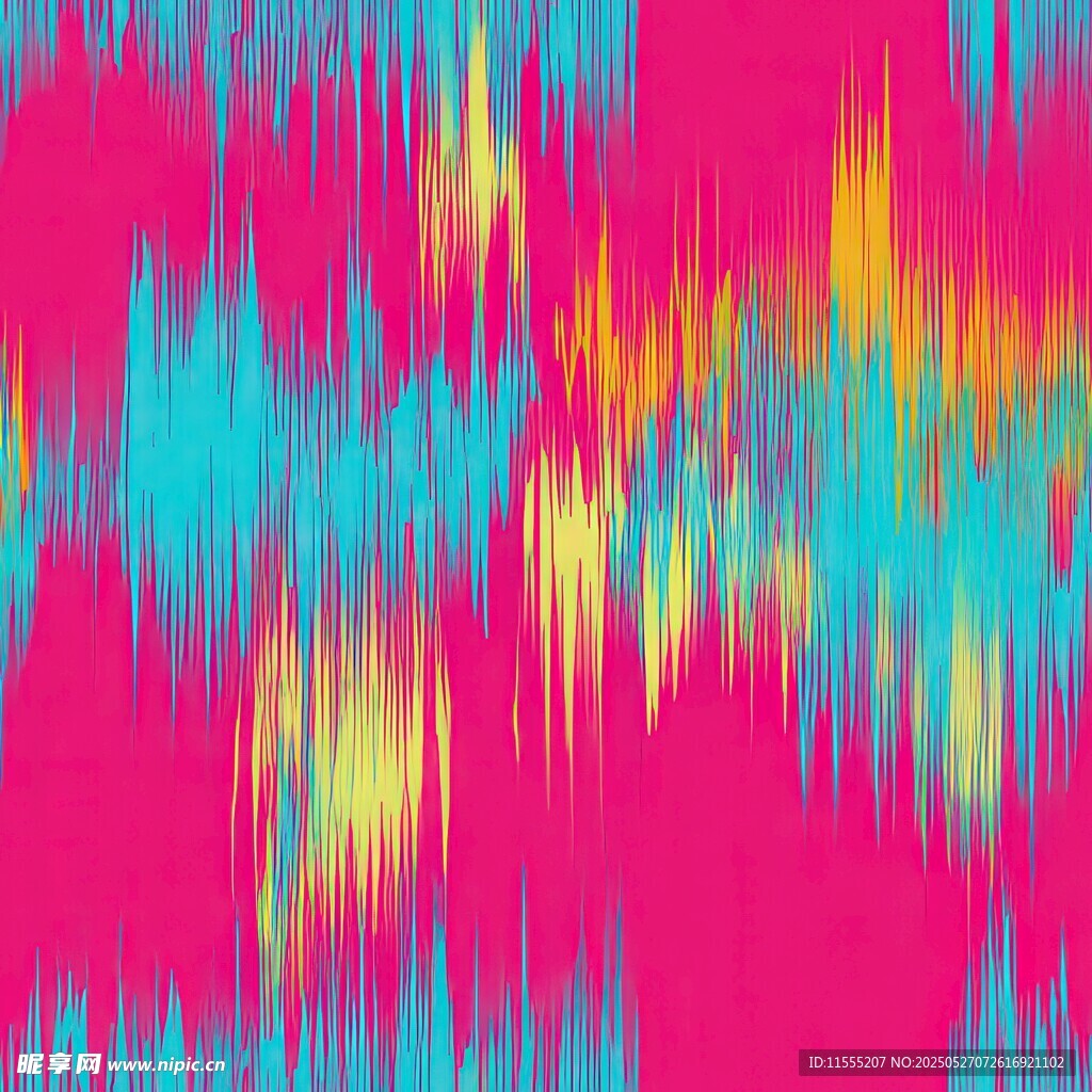 多彩渐变抽象波纹图案