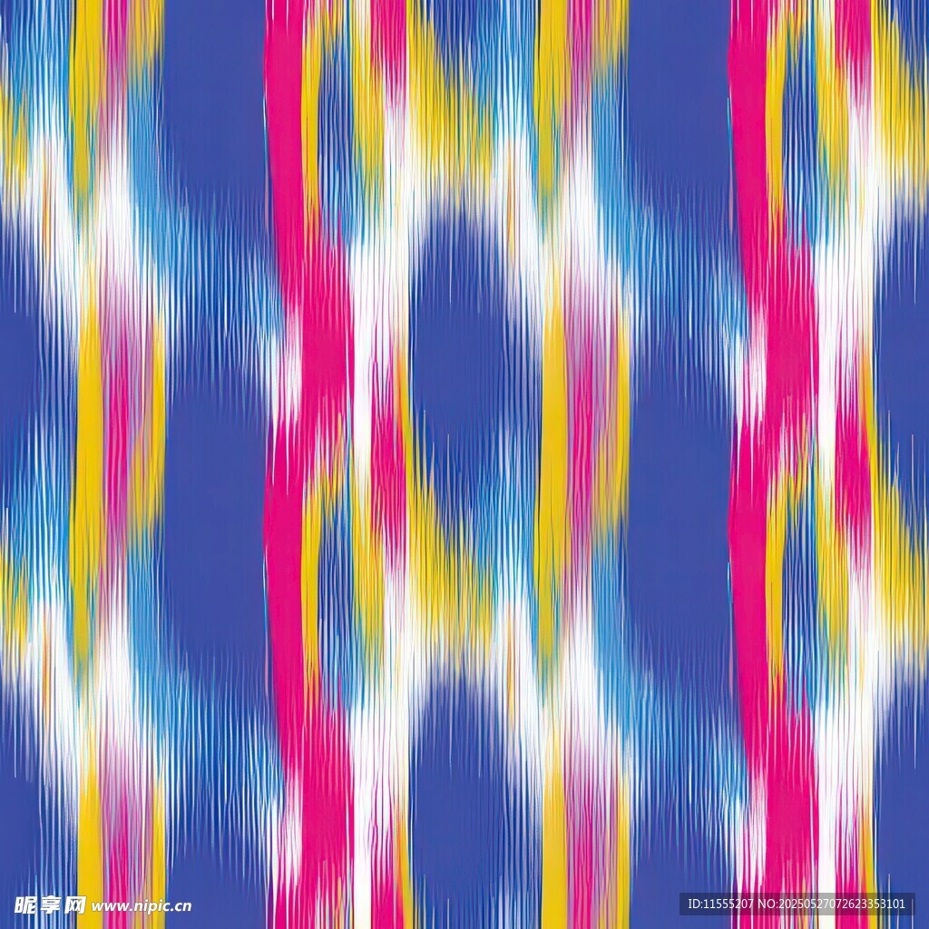 多彩几何图案织物纹理