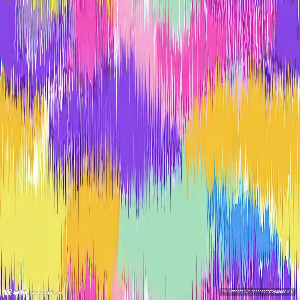 多彩渐变抽象波纹图案