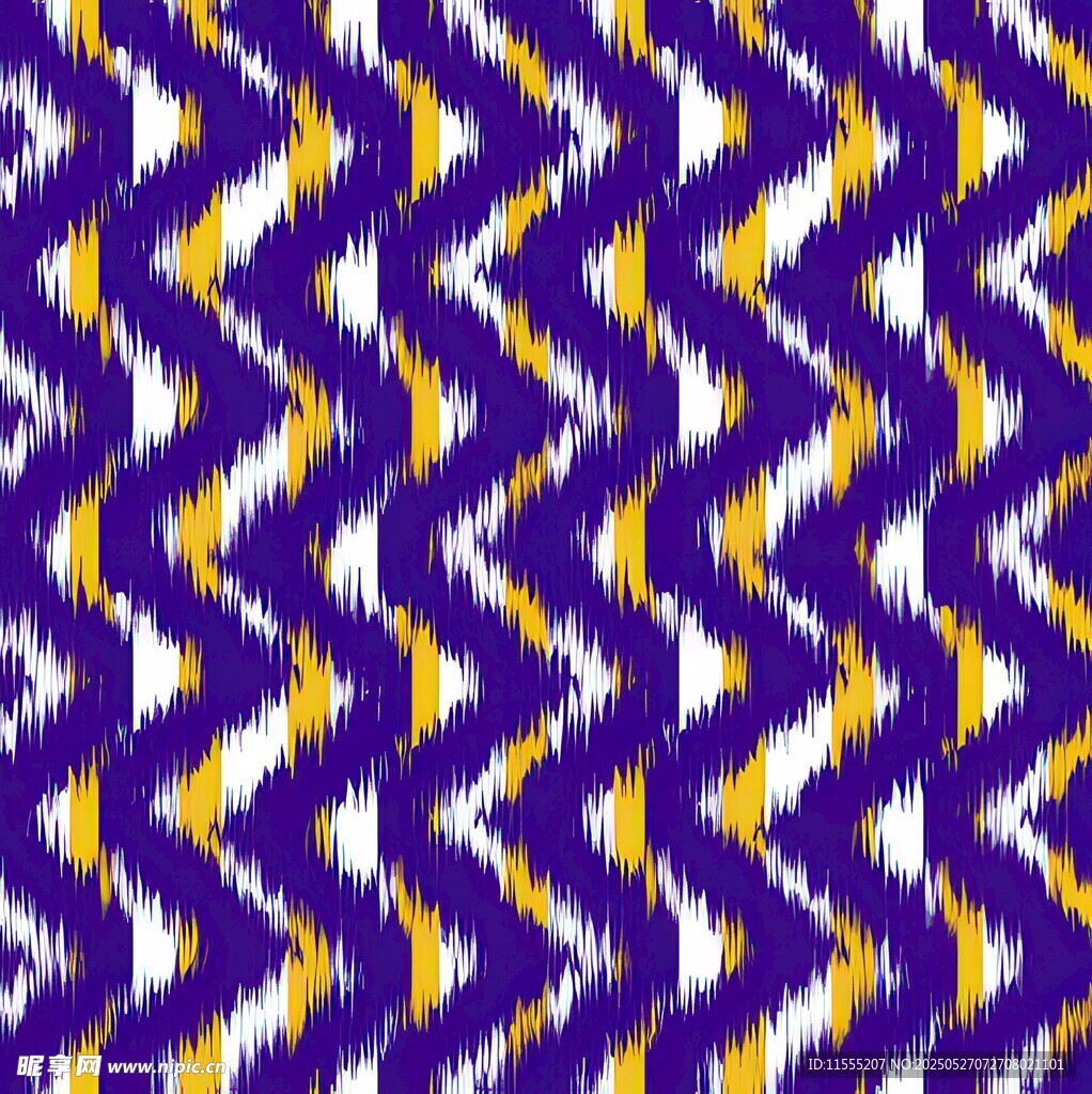 紫黄白相间几何图案纹理