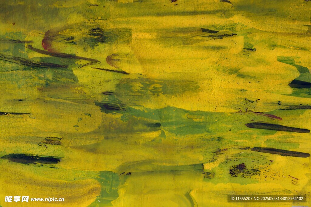 抽象黄色调油画纹理
