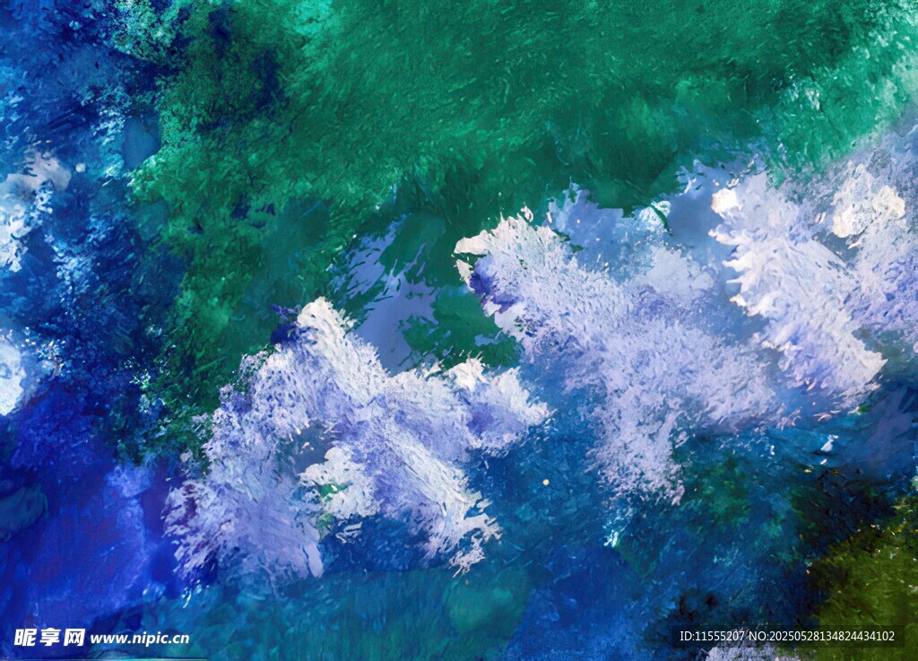 梦幻水彩抽象图案纹理