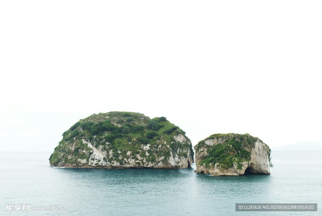 海上双岛景观