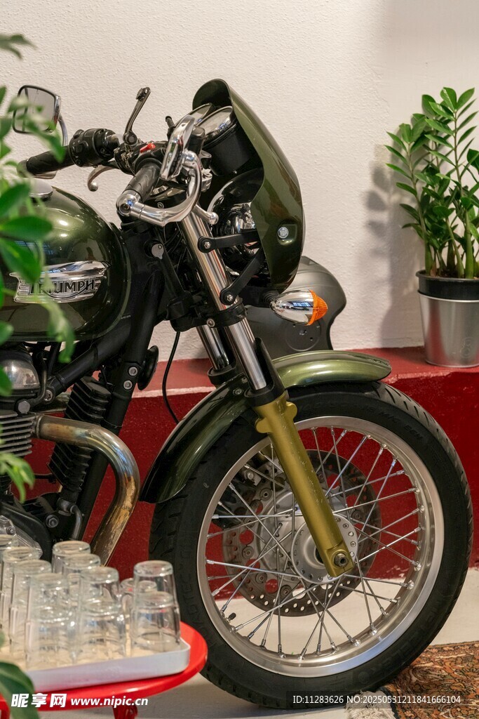 复古摩托车展示