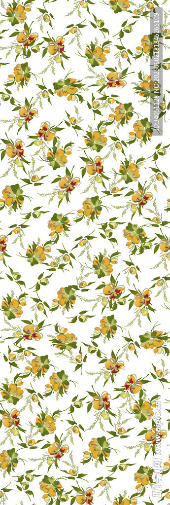 花卉图案背景纹理素材