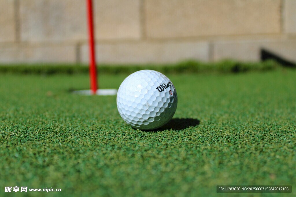 绿茵上的高尔夫球