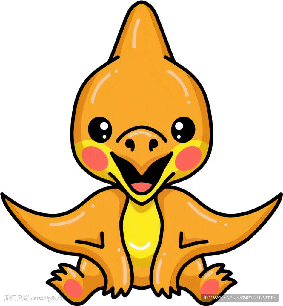 可爱小恐龙卡通形象