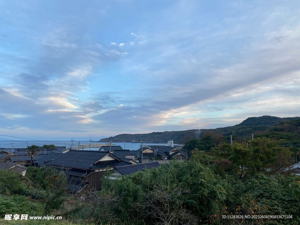 乡村美景远眺