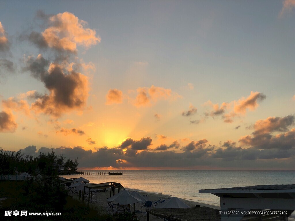 海边日落美景