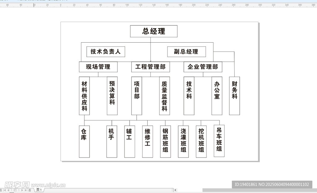 公司组织架构图