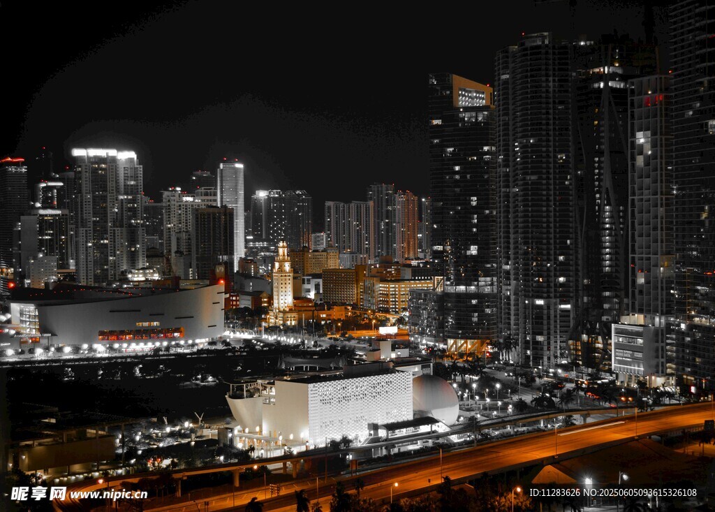都市璀璨夜景