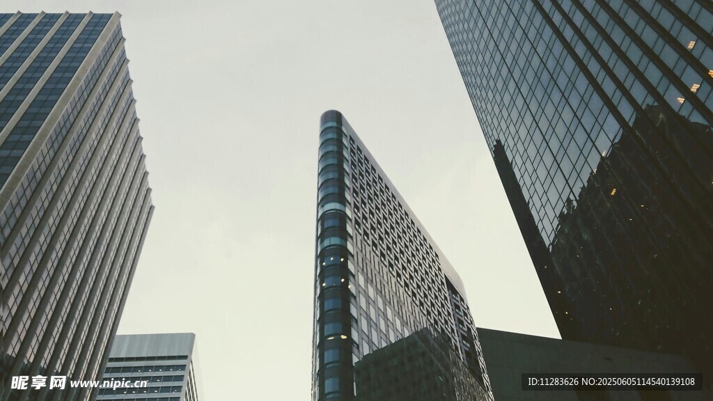 都市摩天大楼景观