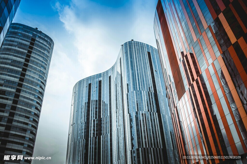 都市摩天大楼景观