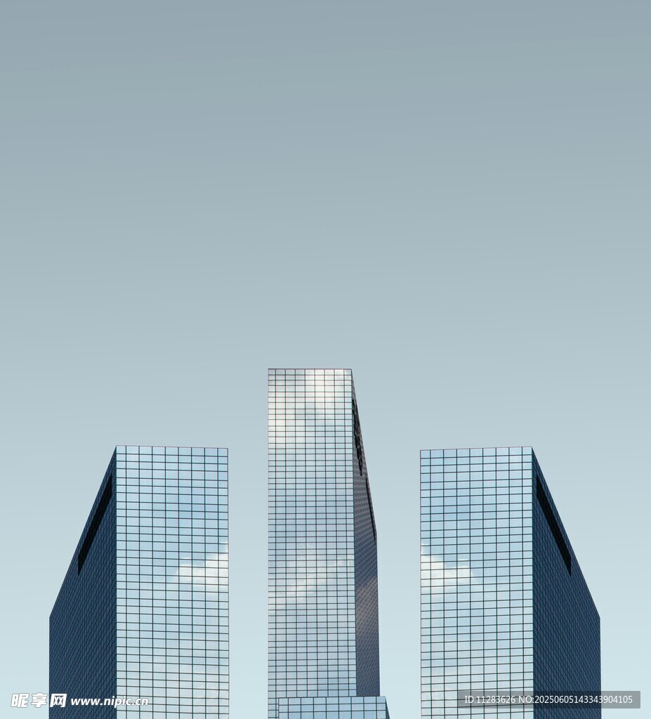 现代摩天大楼建筑群