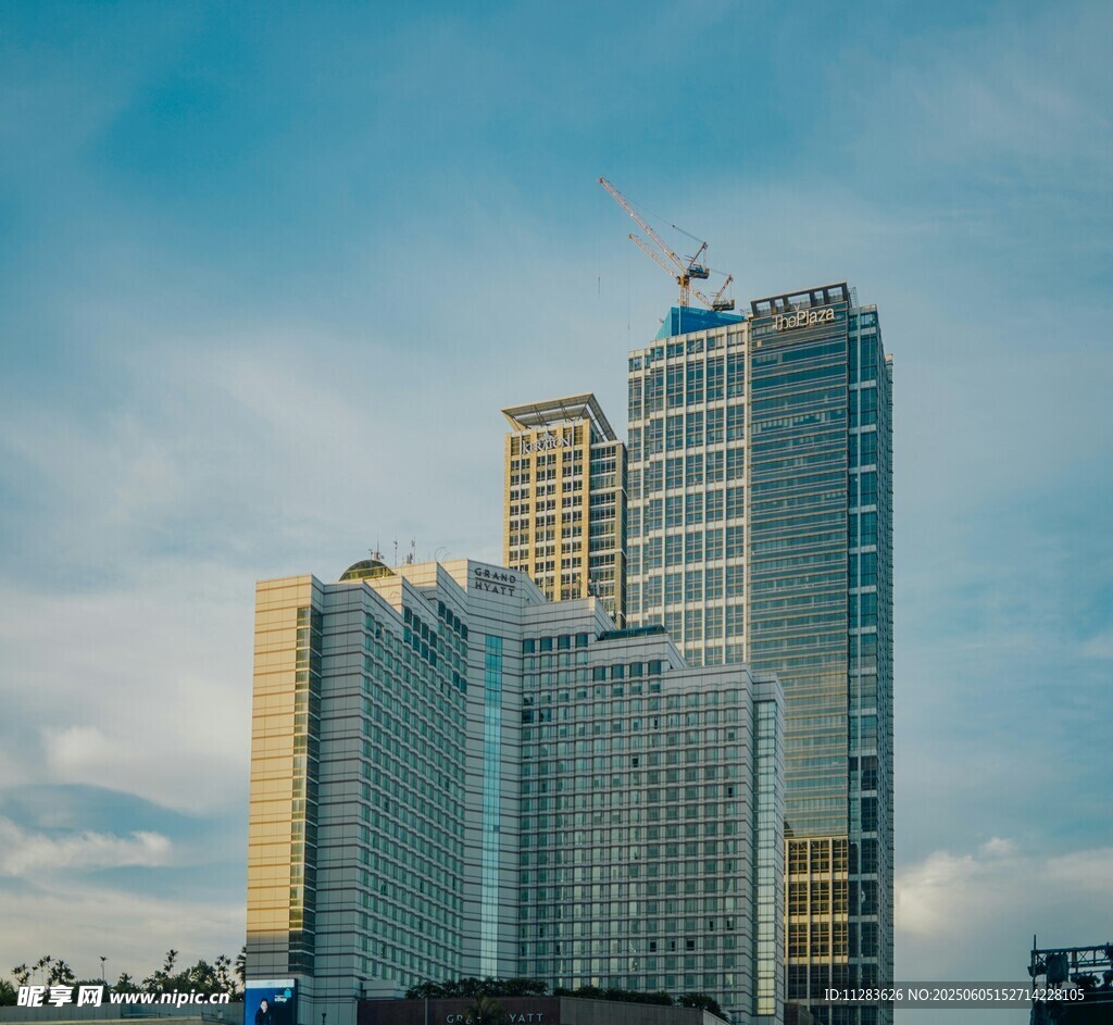 城市高楼大厦景观
