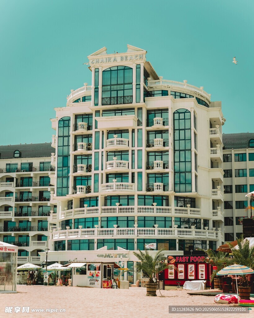 海滨时尚度假酒店建筑