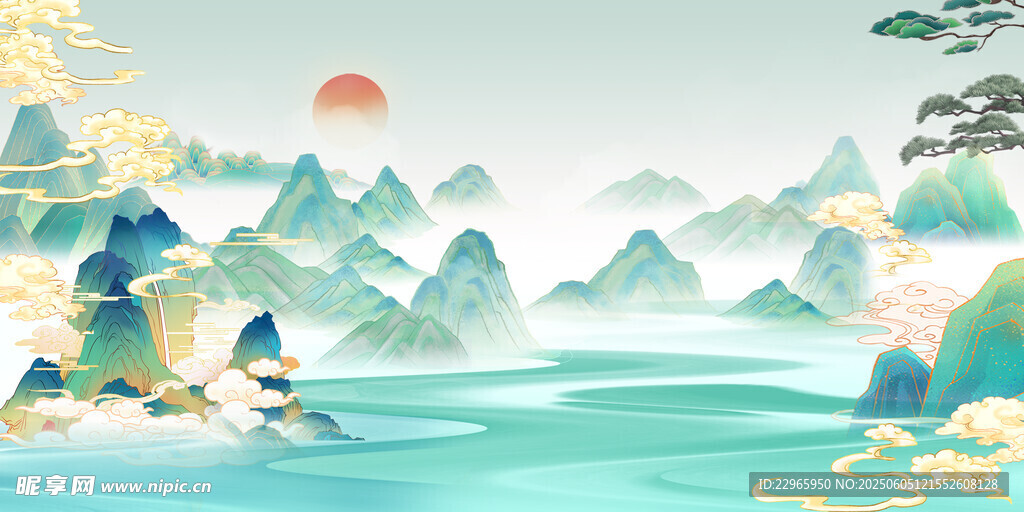 水墨 山水 风景 意境