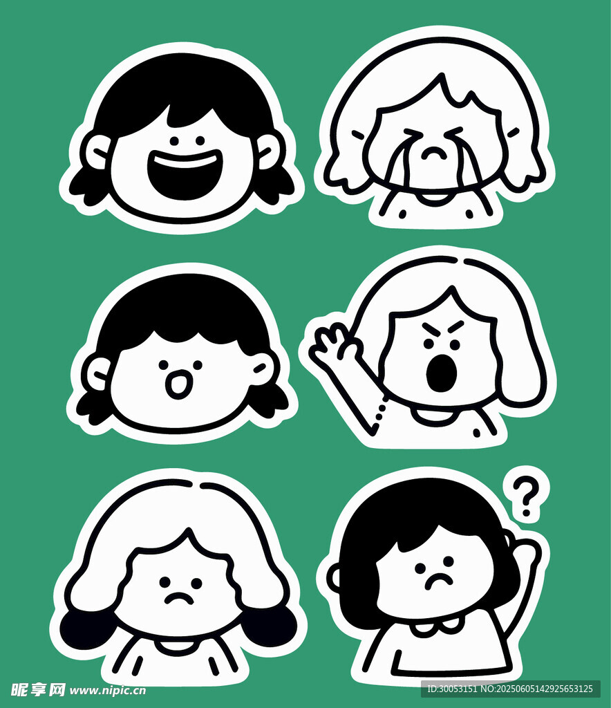 卡通人物表情集合