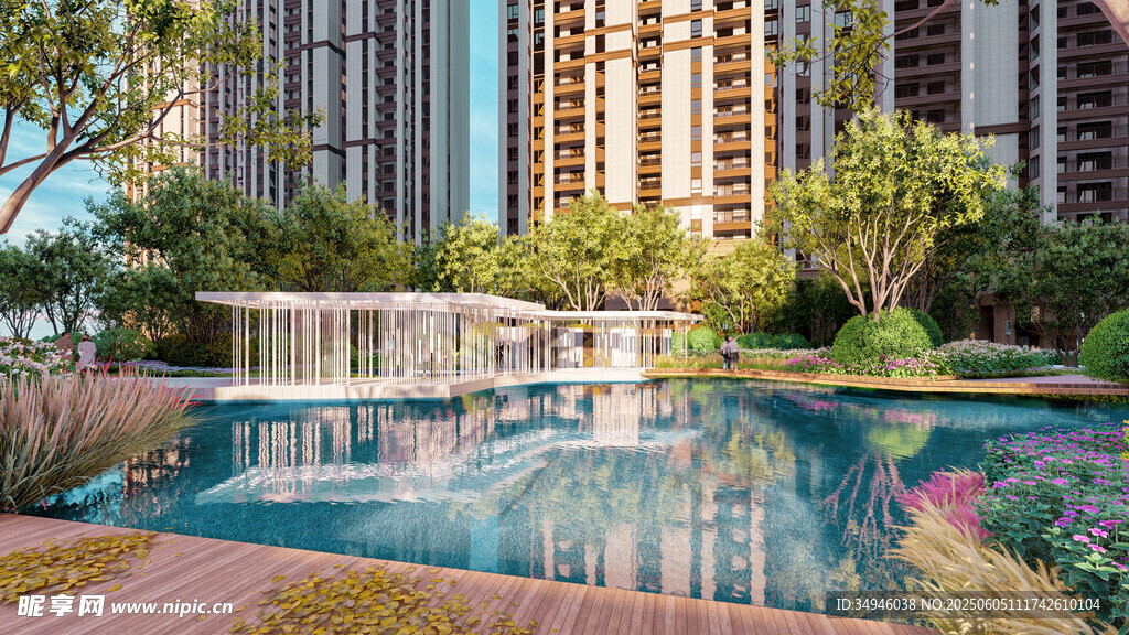 高端社区泳池景观设计