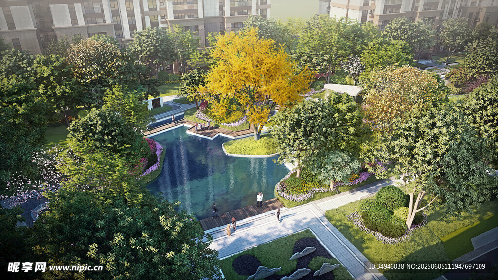 精致园林式小区景观