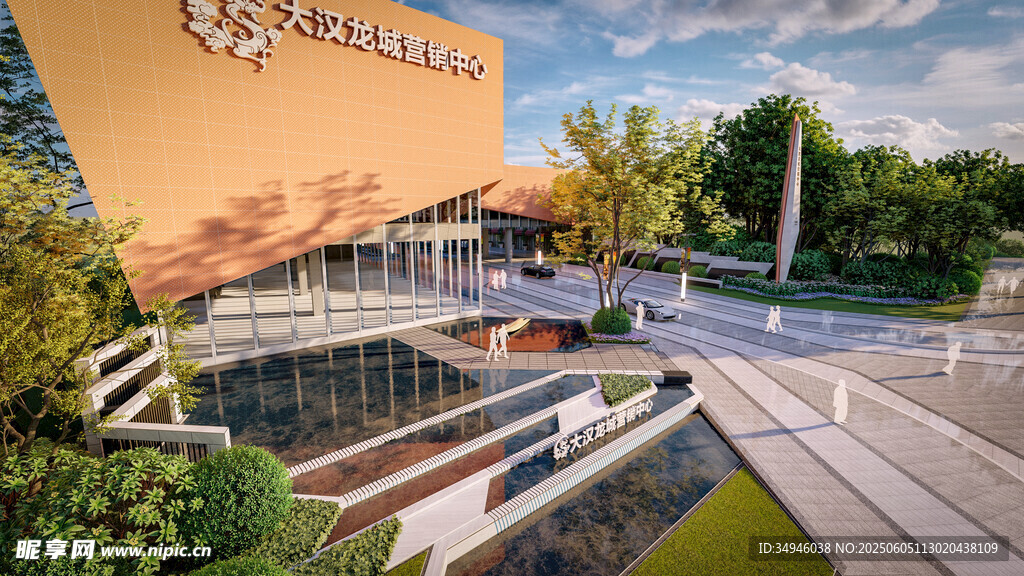 现代风格酒店外观景致