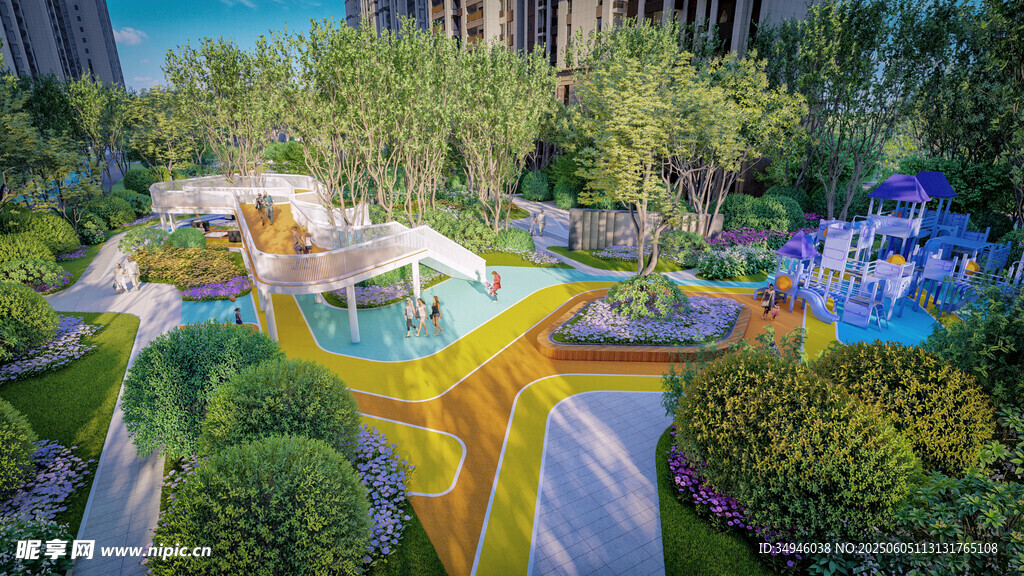 现代园林景观设计效果图