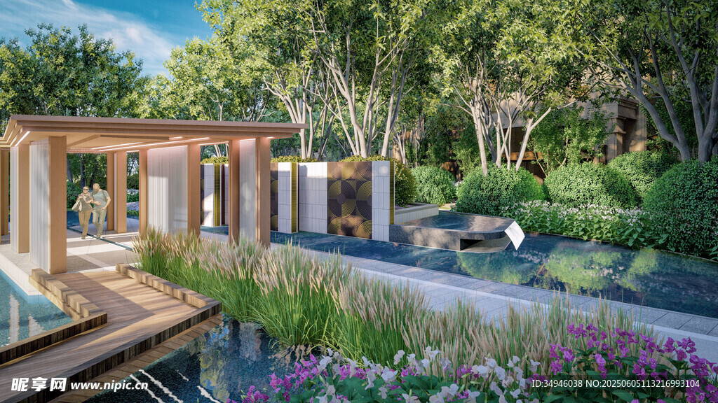 精致户外花园景观设计