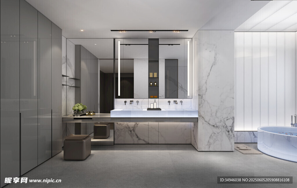 现代简约风浴室空间