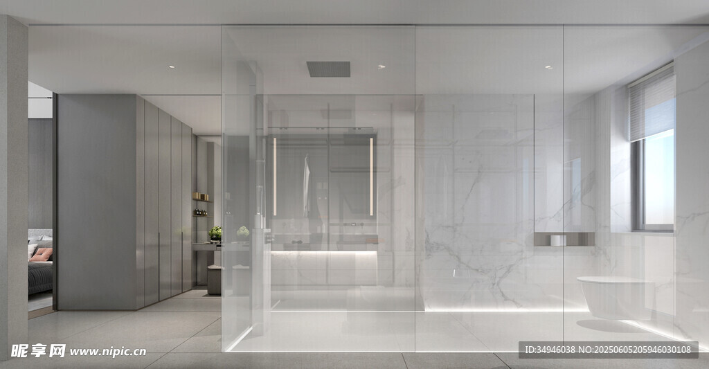 现代简约风宽敞室内空间