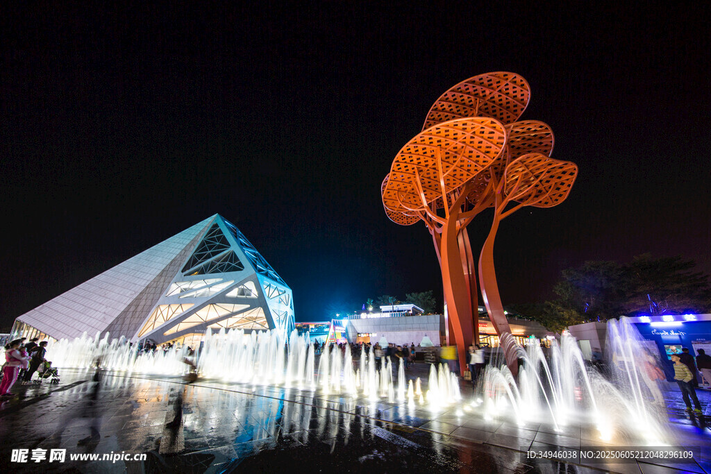 梦幻灯光艺术景观秀