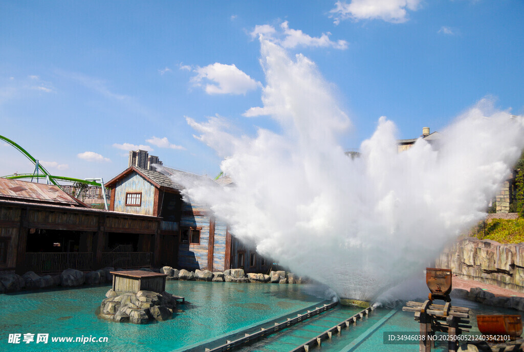 水上乐园刺激喷水景观