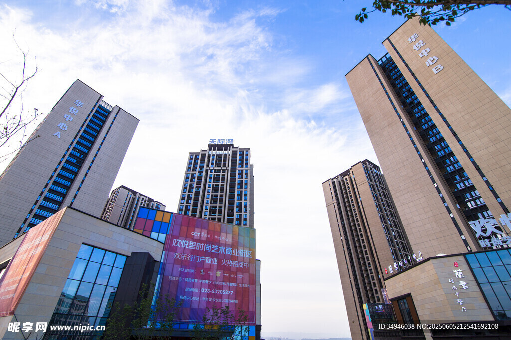 现代都市高楼景观