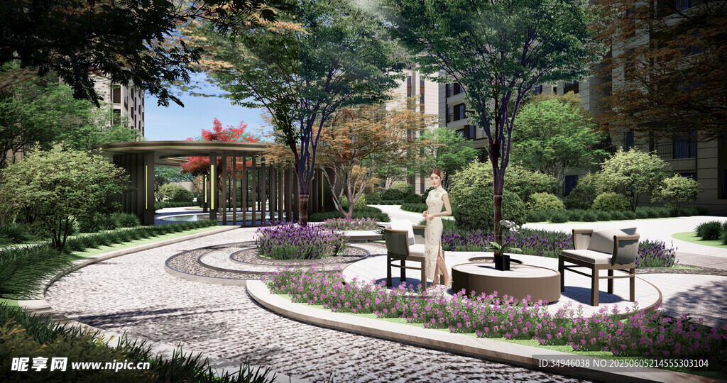 精致小区园林景观设计