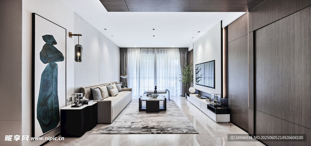 现代简约风格客厅空间