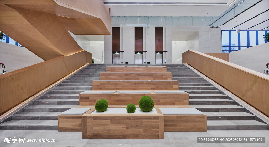 现代风格室内阶梯景观