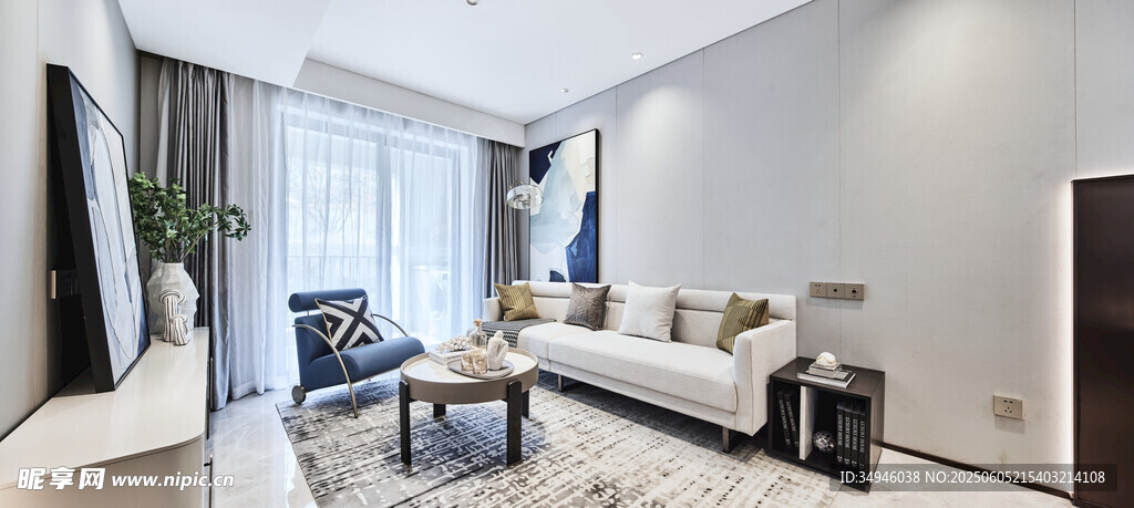 现代简约风格客厅空间