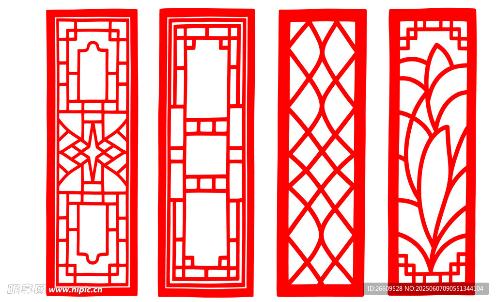 中式窗花图案
