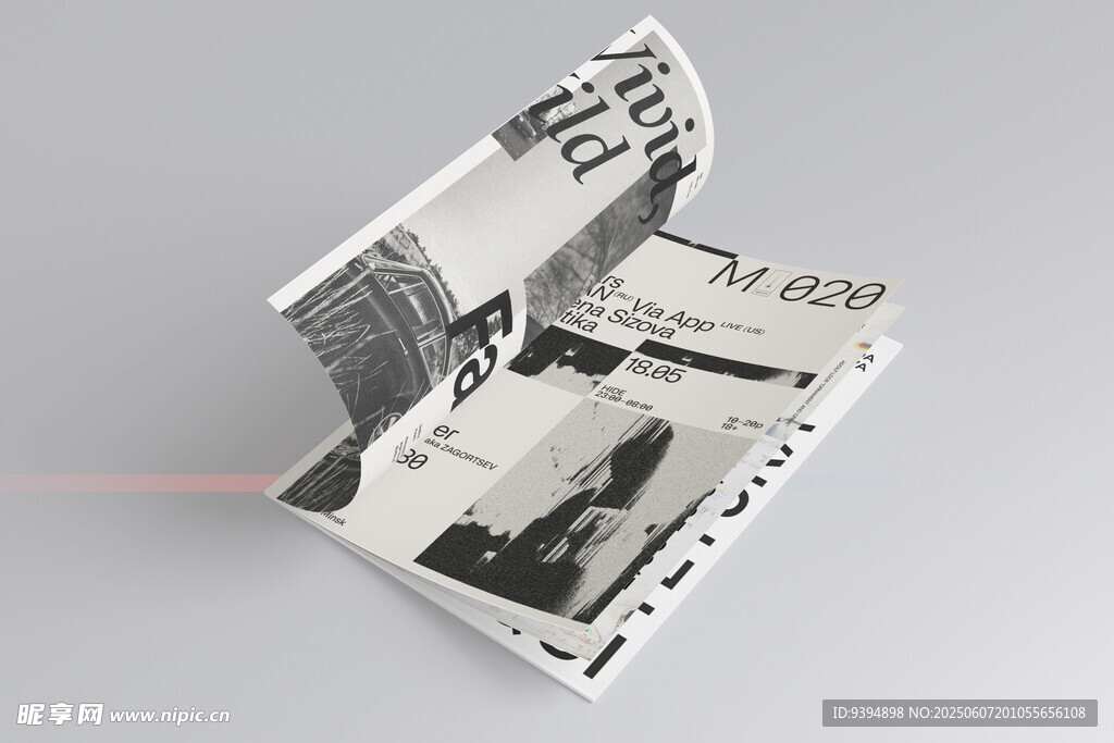 作品集内页版式样机素材