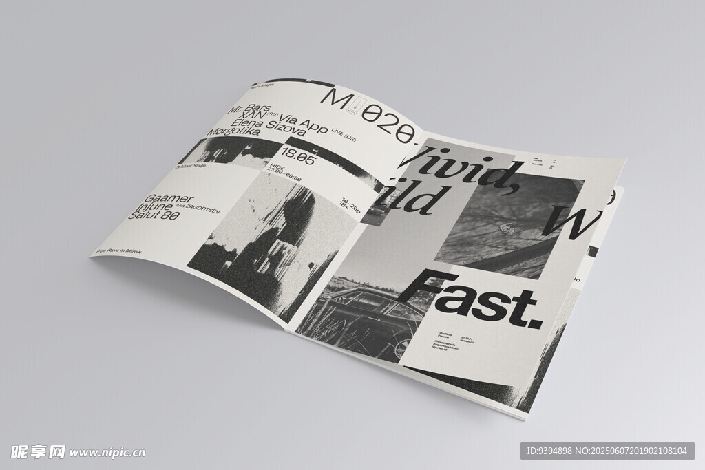 画册内页设计样机贴图素材