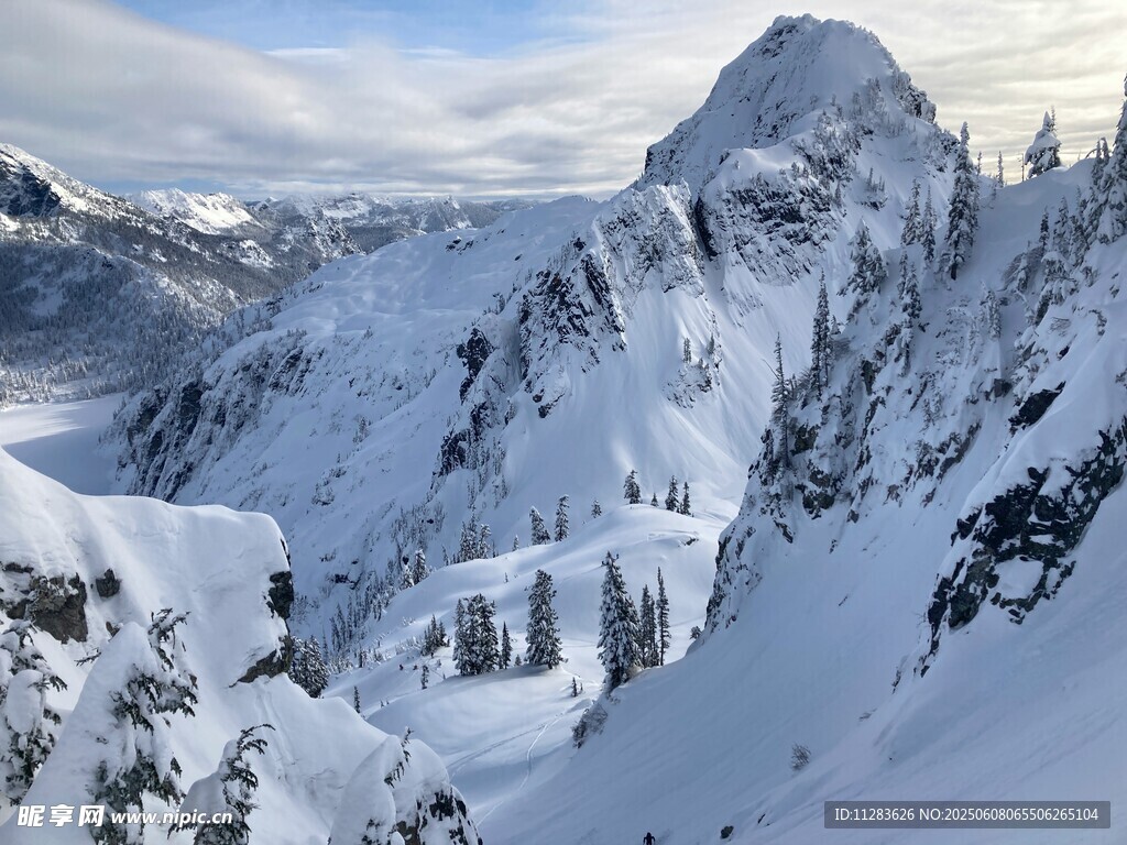 壮丽雪山美景