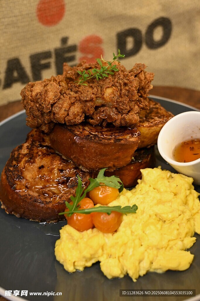 美味早餐组合 视觉与味觉盛宴