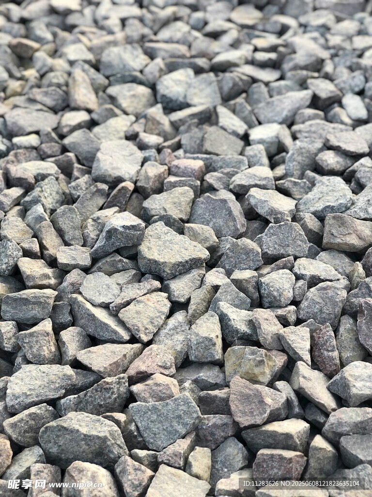 碎石特写