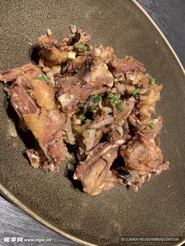 椒盐鸭架